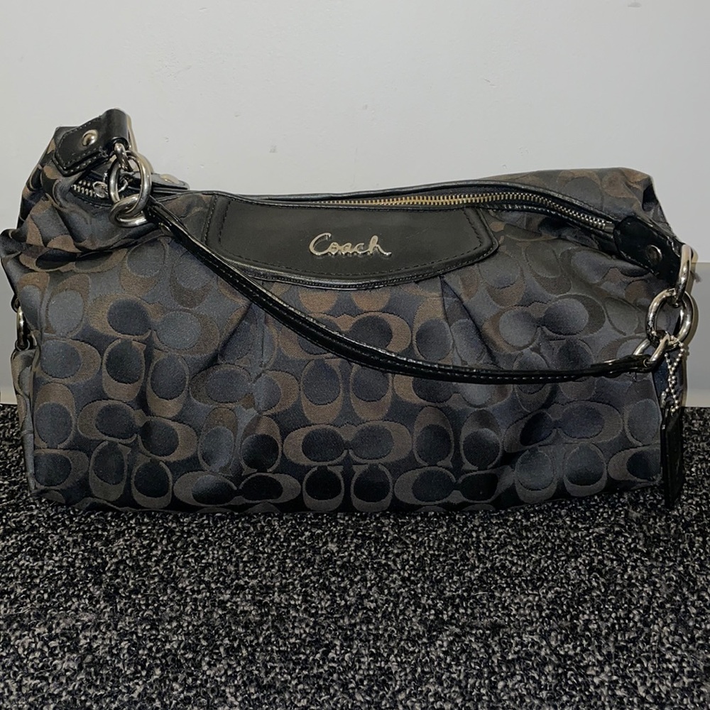 Coach Purse in Black and Brown
